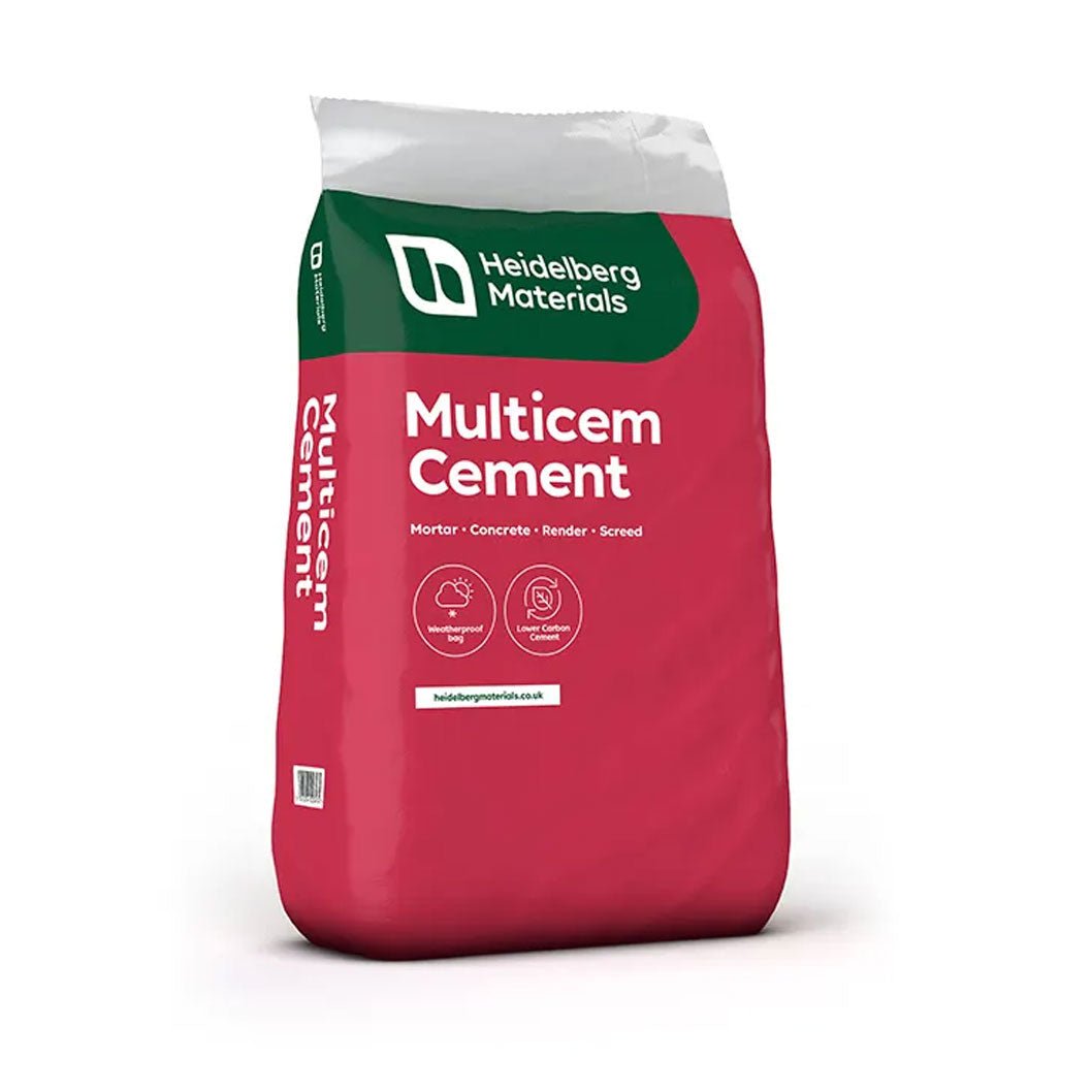 Heidelberg Multicem Cement In Plastic 25kg Bag - JJ Building Materials