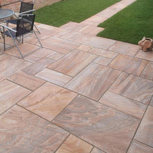 Heritage Indian 22mm Sandstone Paving Slabs - Sawn & Honed - Patio Kit - JJ Building Materials