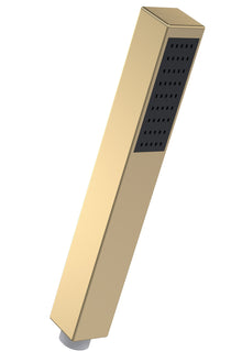 Nui Shower Parts Minimalist Handset Contemporary Brushed Brass ABS 231x28x28mm