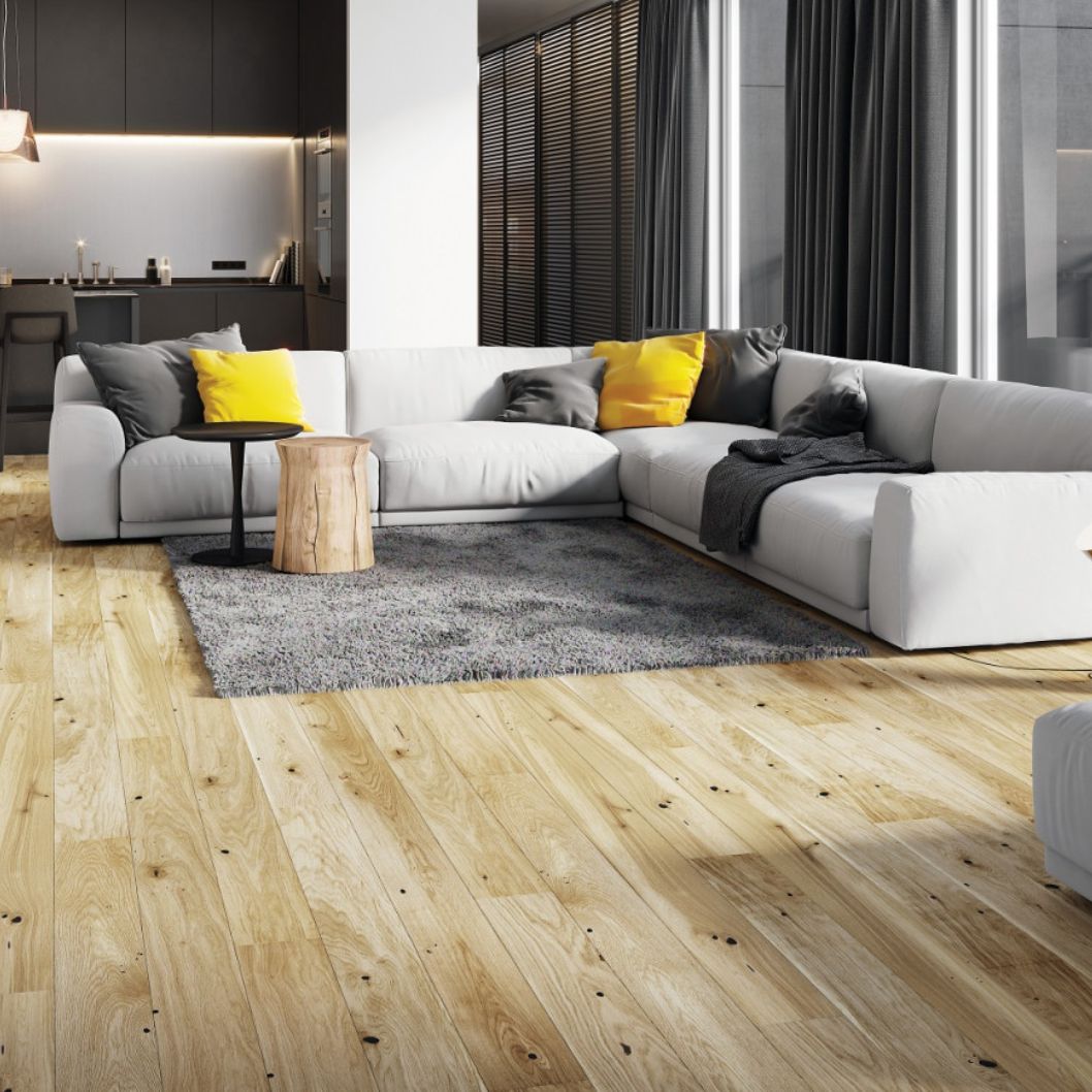 Holborn Brushed Matt Lacquer Engineered Wood Flooring - 2.77m2 Pack Size | Contemporary Range - JJ Building Materials