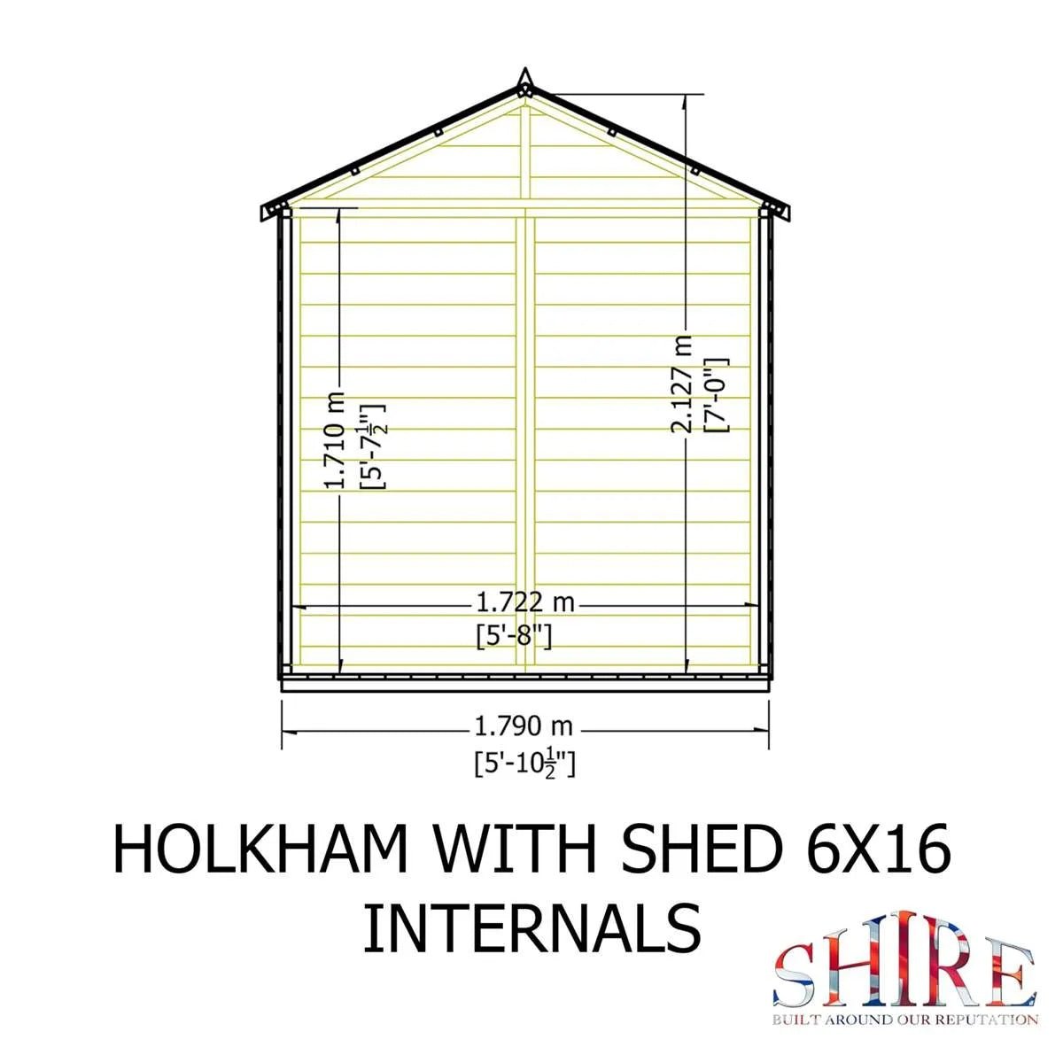 Holkham and Shed Combi 6Gx16 16x6G - JJ Building Materials