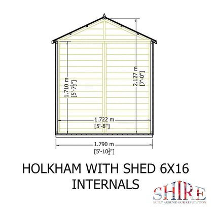 Holkham and Shed Combi 6Gx16 16x6G - JJ Building Materials