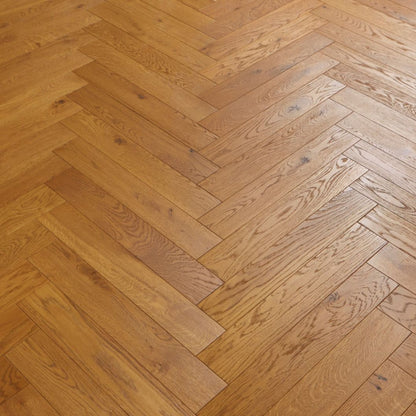 Honeystreet Oak Brushed Fusion Hybrid Engineered Wood Flooring - 1.92m2 Pack Size | Parquet Range - JJ Building Materials