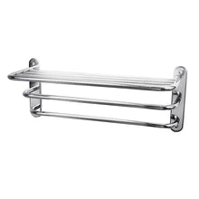 Hudson Reed 3 Tier Towel Rack Trad Chrome Brass 260x612x247mm - JJ Building Materials