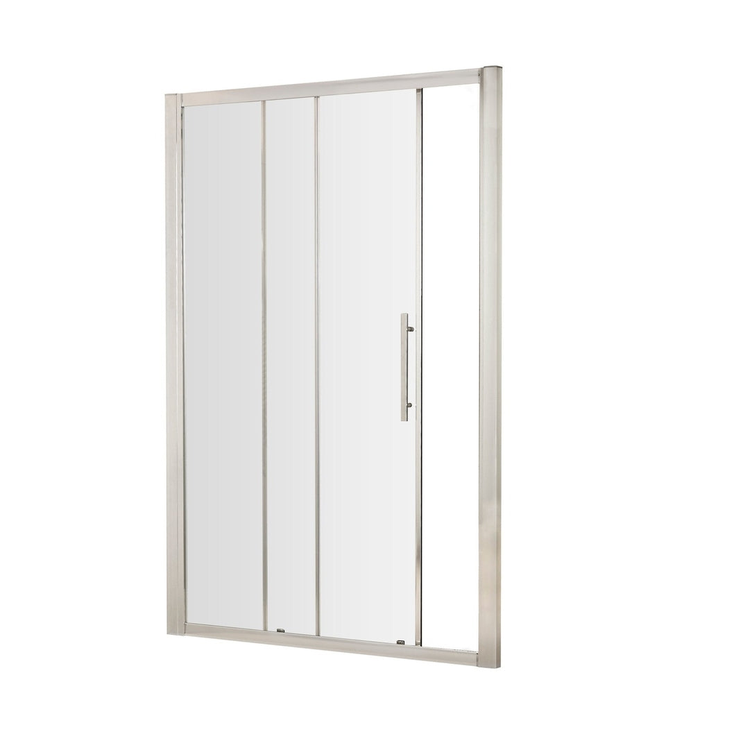 Hudson Reed Apex 1100mm Sliding Door Contemp Chrome Aluminium,metal 1900x1090x44mm - M1100SS-E8 - JJ Building Materials
