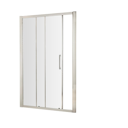 Hudson Reed Apex 1200mm Sliding Door Contemp Chrome Aluminium,metal 1900x1190x44mm - M1200SSH4 - JJ Building Materials
