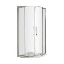 Hudson Reed Apex 800mm Quadrant Contemp Chrome Aluminium,metal 1900x780x780mm - M800Q-E8 - JJ Building Materials