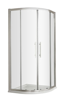 Hudson Reed Apex 800mm Quadrant Contemp Chrome Aluminium,metal 1900x780x780mm - M800Q - E8 - JJ Building Materials
