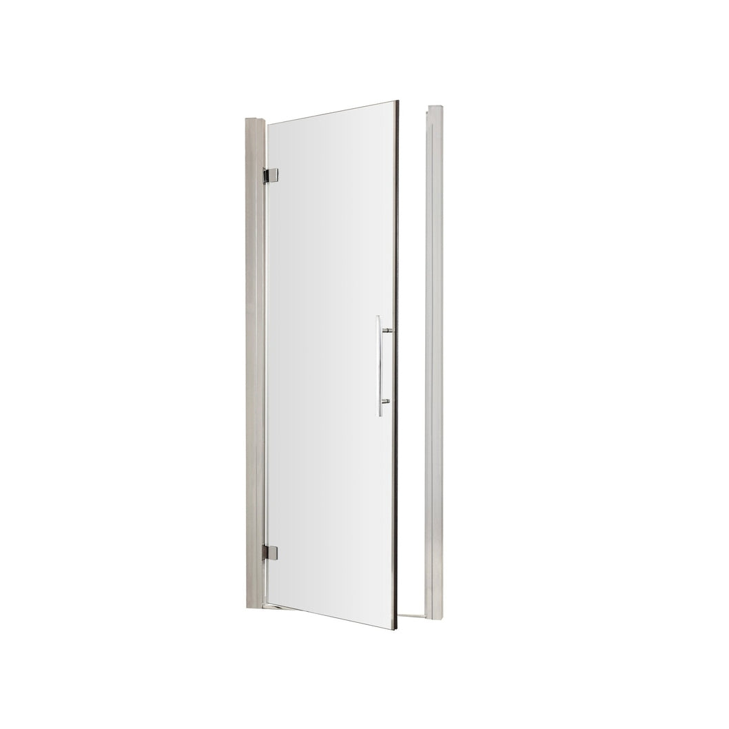 Hudson Reed Apex 900mm Hinged Door Contemp Chrome Aluminium,metal 1900x890x44mm - MH90-E8 - JJ Building Materials