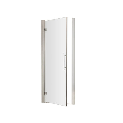 Hudson Reed Apex 900mm Hinged Door Contemp Chrome Aluminium,metal 1900x890x44mm - MH90-E8 - JJ Building Materials