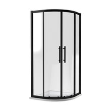 Hudson Reed Apex 900mm Quadrant Contemp Matt Black Aluminium,metal 1900x880x880mm - JJ Building Materials