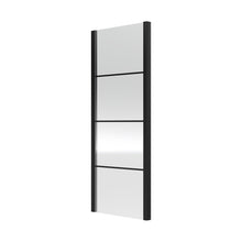 Hudson Reed Apex 900mm Side Panel Contemp Matt Black Aluminium 1900x890x44mm - JJ Building Materials