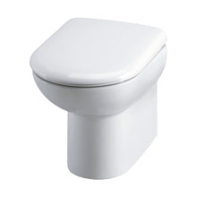 Hudson Reed Back To Wall Toilets Back To Wall Pan & Seat Contemp Gloss White Vitreous China 450x375x535mm - JJ Building Materials