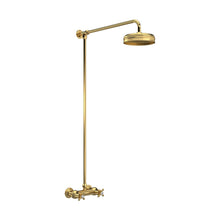 Hudson Reed Bar Mixer Shower Sets Trad Thermostatic Shower Valve & Kit Brushed Brass Brass 1045x200x689mm - JJ Building Materials