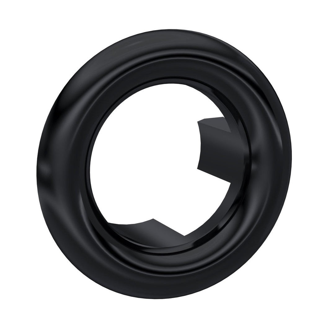 Hudson Reed Basin Accessories Black Overflow Cover Contemp Abs 30.5x30.5x15mm - JJ Building Materials