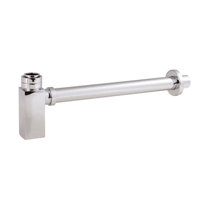 Hudson Reed Basin Accessories Bottle Trap Contemp Chrome Brass 182x70x70mm - JJ Building Materials