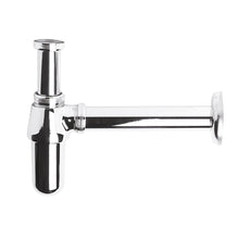 Hudson Reed Basin Accessories Bottle Trap Contemp Chrome Brass 263x77x77mm - JJ Building Materials