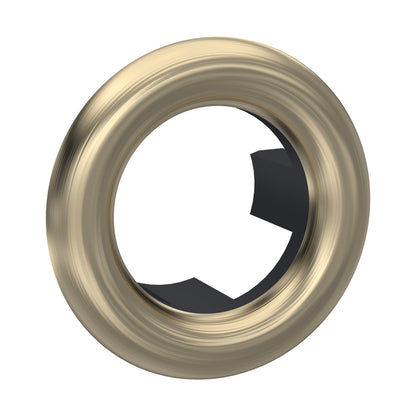 Hudson Reed Basin Accessories Brushed Brass Overflow Cover Contemp Abs 30.5x30.5x15mm - JJ Building Materials