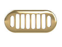 Hudson Reed Basin Accessories Chancery Brushed Brass Overflow Cover Contemp Brass Abs 26x50x10mm - JJ Building Materials