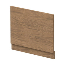 Hudson Reed Bath Panels 700mm Bath End Panel Contemp Antique Oak MFC Textured Woodgrain 560x680x36mm - JJ Building Materials