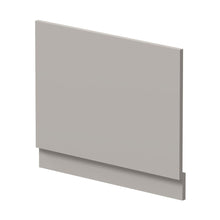Hudson Reed Bath Panels 700mm Bath End Panel Contemp Pebble Grey MFC Smooth Matt 560x680x36mm - JJ Building Materials