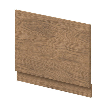 Hudson Reed Bath Panels 750mm Bath End Panel Contemp Antique Oak MFC Textured Woodgrain 560x730x36mm - JJ Building Materials