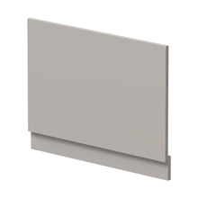 Hudson Reed Bath Panels 750mm Bath End Panel Contemp Pebble Grey MFC Smooth Matt 560x730x36mm - JJ Building Materials