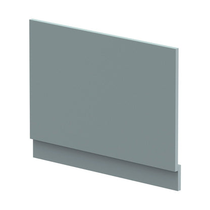 Hudson Reed Bath Panels 750mm Bath End Panel & Plinth Contemp Coastal Grey MFC Smooth Matt 560x730x36mm - JJ Building Materials