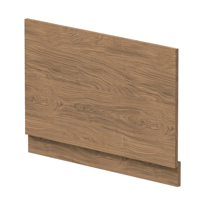 Hudson Reed Bath Panels 800mm Bath End Panel Contemp Antique Oak MFC Textured Woodgrain 560x780x36mm - JJ Building Materials