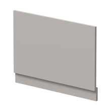 Hudson Reed Bath Panels 800mm Bath End Panel Contemp Pebble Grey MFC Smooth Matt 560x780x36mm - JJ Building Materials