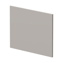 Hudson Reed Bath Panels Square Shower Bath End Panel Contemp Pebble Grey MFC Smooth Matt 540x680x18mm - JJ Building Materials