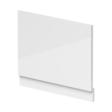 Hudson Reed Bath Panels Straight End Panel & Plinth (700mm) Contemp Gloss White MDF Painted Gloss 560x680x36mm - JJ Building Materials