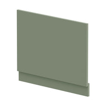 Hudson Reed Bath Panels Straight End Panel & Plinth (700mm) Contemp Satin Green MDF Painted Matt 560x680x36mm - JJ Building Materials