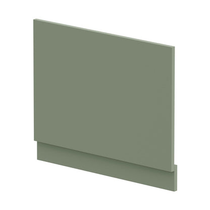 Hudson Reed Bath Panels Straight End Panel & Plinth (700mm) Contemp Satin Green MDF Painted Matt 560x680x36mm - JJ Building Materials