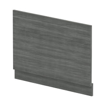 Hudson Reed Bath Panels Straight End Panel & Plinth (800mm) Contemp Anthracite Woodgrain MFC Textured Woodgrain 560x780x36mm - JJ Building Materials