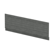 Hudson Reed Bath Panels Straight Front Panel & Plinth (1800mm) Contemp Anthracite Woodgrain MFC Textured Woodgrain 560x1795x36mm - JJ Building Materials