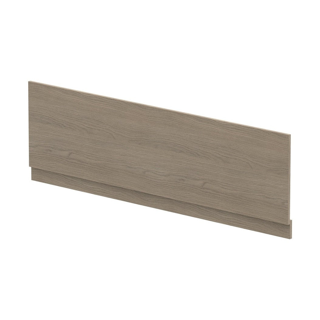 Hudson Reed Bath Panels Straight Front Panel & Plinth (1800mm) Contemp Solace Oak MFC Textured Woodgrain 560x1795x36mm - JJ Building Materials