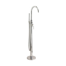 Hudson Reed Bath Shower Mixers Tec Floor Standing Bath Shower Mixer Contemp Chrome Brass,plastic 1200x200x345mm - JJ Building Materials
