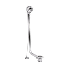 Hudson Reed Bath Wastes And Extras Bath Waste Trad Chrome Brass 458x191x45mm - JJ Building Materials