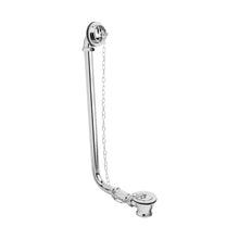 Hudson Reed Bath Wastes And Extras Classic Exposed Bath Waste Trad Chrome Brass 465x70x220mm - JJ Building Materials