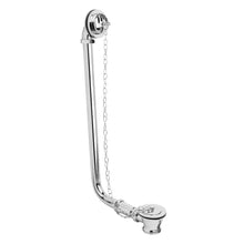 Hudson Reed Bath Wastes And Extras Classic Exposed Bath Waste Trad Chrome Brass 465x70x220mm - JJ Building Materials
