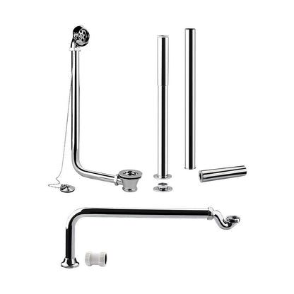Hudson Reed Bath Wastes And Extras Roll Top Bath Pack Trad Chrome Brass 55x77x85mm - JJ Building Materials