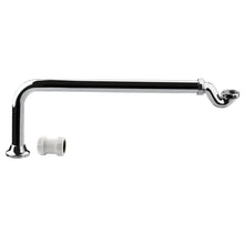 Hudson Reed Bath Wastes And Extras Shallow Seal Trap Trad Chrome Brass 245x40x600mm - JJ Building Materials