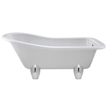 Hudson Reed Brockley Freestanding Bath - Deacon Leg Set (1700mm) Trad White Acrylic - JJ Building Materials