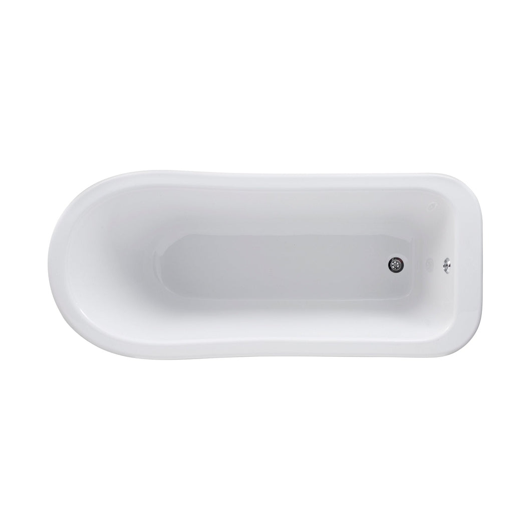 Hudson Reed Brockley Freestanding Bath - Pride Leg Set (1700mm) Trad White Acrylic - JJ Building Materials