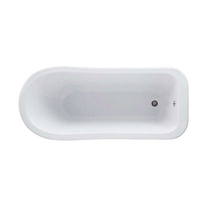 Hudson Reed Brockley Freestanding Bath - Pride Leg Set (1700mm) Trad White Acrylic - JJ Building Materials