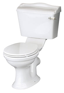 Hudson Reed Chancery Close Coupled Pan & Cistern Trad Gloss White Vitreous China 845x515x710mm - JJ Building Materials