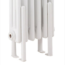 Hudson Reed Colosseum Floor Mounted Legs Trad Gloss White Steel 310x27x52mm - JJ Building Materials