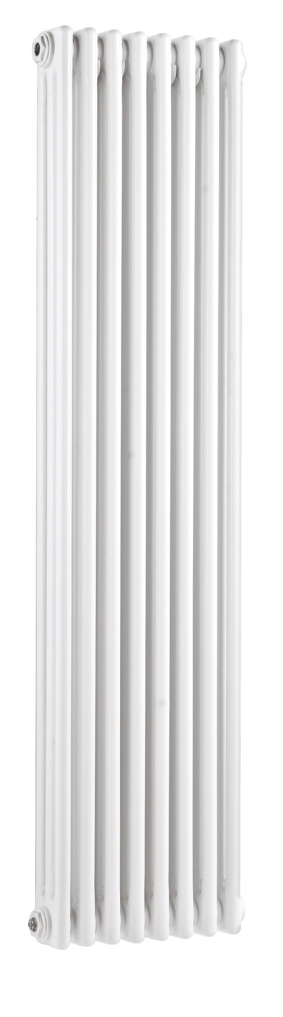 Hudson Reed Colosseum Triple Column Trad Radiator Contemp White Steel 1500x368x100mm - JJ Building Materials