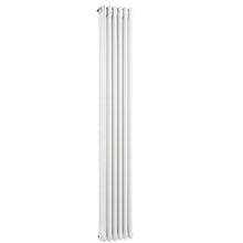 Hudson Reed Colosseum Triple Column Trad Radiator Contemp White Steel 1800x287x100mm - JJ Building Materials